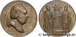LOUIS XVIII Médaille, Reprise du concordat
