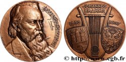 CINQUIÈME RÉPUBLIQUE Médaille, Johannes Brahms
