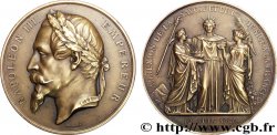 SEGUNDO IMPERIO FRANCES Médaille, Annexion de la Savoie et du Comté de Nice à la France, Refrappe
