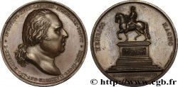 LUIS XVIII Médaille, Statue équestre d’Henri IV