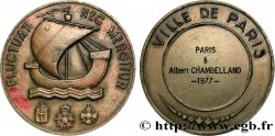 V REPUBLIC Médaille - Fluctuac Nec Mergitur