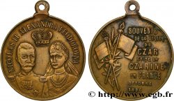 TERCERA REPUBLICA FRANCESA Médaille de la visite du Tsar en France