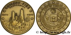 ÉTATS-UNIS D AMÉRIQUE Médaille du centenaire de l’incendie de Chicago