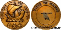 QUINTA REPUBBLICA FRANCESE Médaille - Fluctuac Nec Mergitur