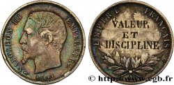 ZWEITES KAISERREICH Médaille Valeur et Discipline, sur une monnaie de 50 centimes
