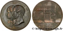 SEGUNDO IMPERIO FRANCES Médaille, Palais de l’industrie, vue des galeries