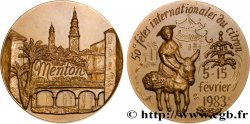 QUINTA REPUBBLICA FRANCESE Médaille de la fête du citron de Menton