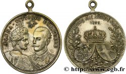 ITALIE - ROYAUME D ITALIE - VICTOR-EMMANUEL III Médaillette, Mariage de Victor Emanuel III & Hélène de Monténégro