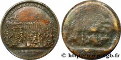 LOUIS XVI Médaille uniface de l’arrivée du Roi à Paris