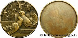 LITTÉRATURE : ÉCRIVAINS/ÉCRIVAINES - POÈTES Médaille, Les deux pigeons