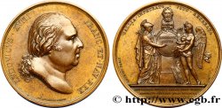 LUDWIG XVIII Médaille, Naissance de Henri, duc de Bordeaux, futur comte de Chambord