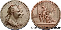 LOUIS XVI Médaille d’adieux de Louis XVI à sa famille