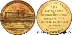 III REPUBLIC Médaille de visite de la Monnaie
