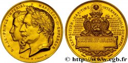 NAPOLÉON IV Médaille en or de l’exposition maritime internationale du Havre