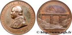 ITALIA - STATO PONTIFICIO - PIE IX (Giovanni Maria Mastai Ferretti) Médaille, Pont ferroviaire de Velletri