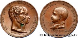 LUIS FELIPE I Médaille pour la naissance de Louis Philippe Albert d Orléans