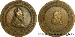 VATICANO E STATO PONTIFICIO Médaille, Sylvestre Ier et Antonio Barberini, Église de la Madonna del Castagno