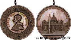 ITALIE - ÉTATS DE L ÉGLISE - LÉON XIII (Vincenzo Gioacchino Pecci) Médaille, Basilique Saint Pierre