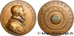 LOUIS XIII LE JUSTE Médaille, Cardinal de Richelieu, refrappe
