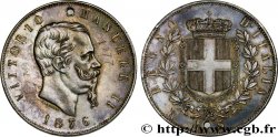 ITALY - KINGDOM OF ITALY - VICTOR-EMMANUEL II 5 Lire Victor Emmanuel II transformée en médaille de mariage