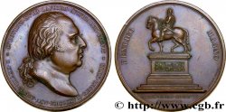 LUIS XVIII Médaille, Statue équestre d’Henri IV