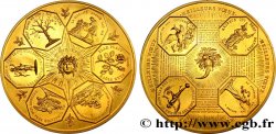 QUINTA REPUBBLICA FRANCESE Médaille de vœux, types du XVIIIe siècle