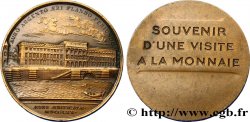 CINQUIÈME RÉPUBLIQUE Médaille de souvenir d’une visite à la Monnaie