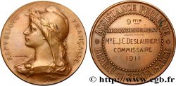TROISIÈME RÉPUBLIQUE Médaille de récompense, bureau de bienfaisance