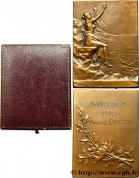 TERCERA REPUBLICA FRANCESA Plaquette pour les inondations de 1910