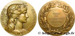 TERCERA REPUBLICA FRANCESA Médaille offerte par le sénateur René Coty