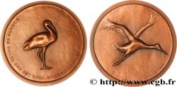ANIMAUX Médaille animalière - Cigogne