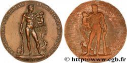 PRIMER IMPERIO Médaille de concours, Napoléon Ier et son fils le roi de Rome - électrotype