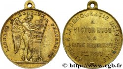 III REPUBLIC Médaille d’appel à la démocratie universelle à Victor Hugo