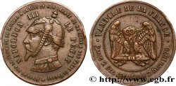 SATIRIQUES - GUERRE DE 1870 ET BATAILLE DE SEDAN Monnaie satirique Br 32, module de 10 centimes