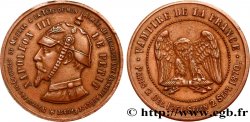SATIRIQUES - GUERRE DE 1870 ET BATAILLE DE SEDAN Monnaie satirique Br 32, module de 10 centimes