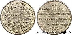 DEUXIÈME RÉPUBLIQUE Médaille du vote de la constitution