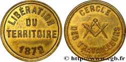 FRANC - MAÇONNERIE Médaille maçonnique, cercle des travailleurs