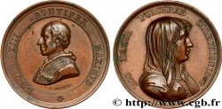 ITALIE - ÉTATS DU PAPE - LÉON XIII (Vincenzo Gioacchino Pecci) Médaille, Ego Mater Pulchrae Dilectionis