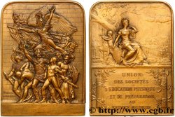 PRIZES AND REWARDS Plaque, Union des Sociétés d’éducation physique et de préparation au service militaire