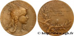 III REPUBLIC Médaille, Galliae, Le Pistolet