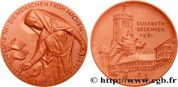 ALLEMAGNE Médaille commémorative d’Elisabeth de Hongrie