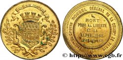 GUERRE DE 1870-1871 Médaille, Exécution du citoyen Rossel