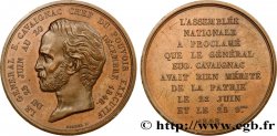 DEUXIÈME RÉPUBLIQUE Médaille, Général Louis Eugène Cavaignac, chef du pouvoir exécutif