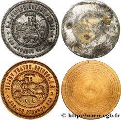 ÉTATS-UNIS D AMÉRIQUE Coin et empreinte d’un sceau de notaire américain