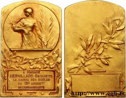 TROISIÈME RÉPUBLIQUE Médaille, Le Mérite, caisse des écoles