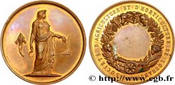 SOCIÉTÉS D AGRICULTURE, HORTICULTURE, PÈCHE ET CHASSE Médaille de récompense, Société d’agriculture et d’horticulture de Louhans