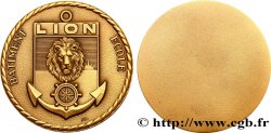 V REPUBLIC Médaille du bâtiment-école Lion