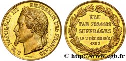 SECONDO IMPERO FRANCESE Médaille, Proclamation de l’empire