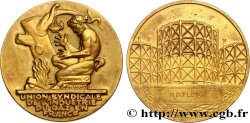 III REPUBLIC Médaille au faune, de l’union syndical de l’industrie du gaz