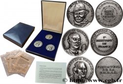 V REPUBLIC Coffret de 3 médailles, Histoire de la résistance et de la déportation